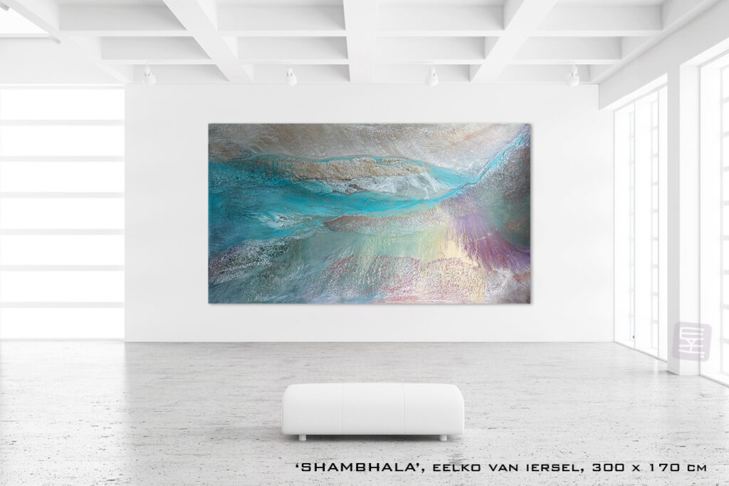 ‘shambhala’, eelko van iersel, 300 x 170 cm